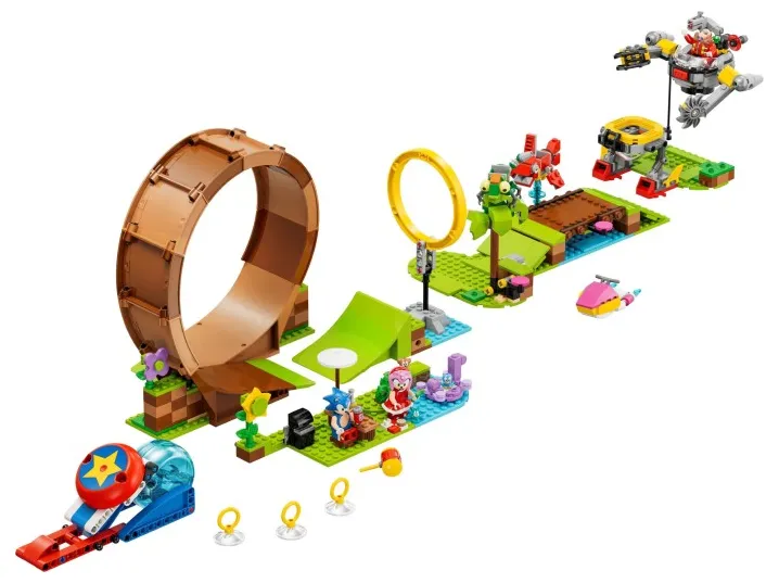 LEGO 76994 Sonic's Green Hill Zone Loop Challenge - Sonic The Hedgehog 2023