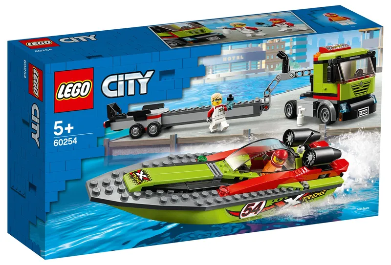 LEGO® City Race Boat Transporter