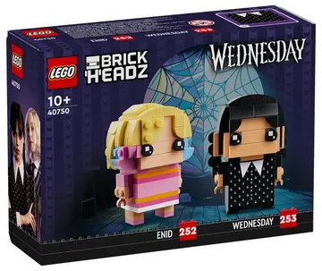LEGO® BrickHeadz™ Wednesday & Enid