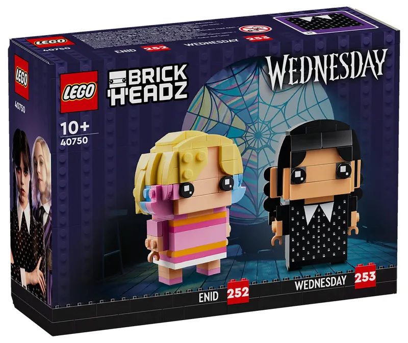 LEGO® BrickHeadz™ Wednesday & Enid