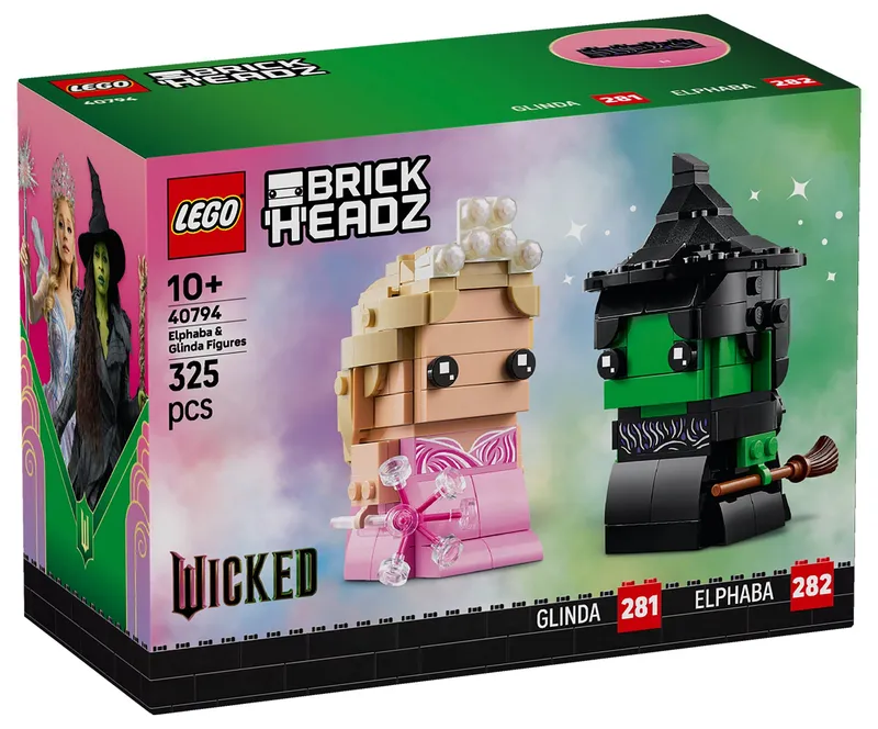 LEGO® BrickHeadz™ Elphaba & Glinda Figures