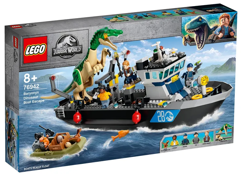 LEGO® Jurassic World Baryonyx Dinosaur Boat Escape