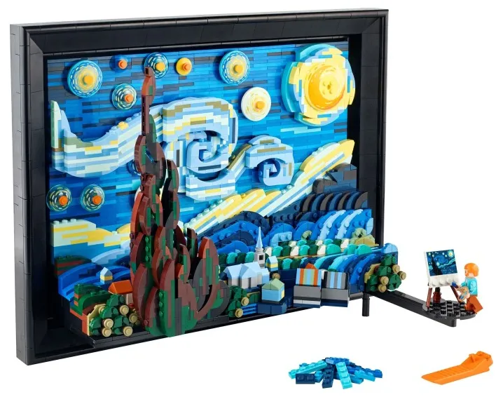 LEGO Vincent van Gogh - The Starry Night