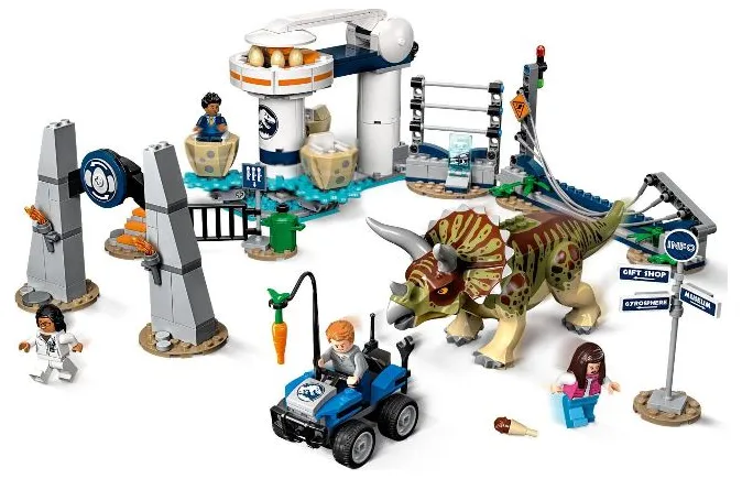 LEGO Jurassic World Triceratops Rampage