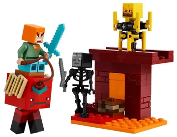 LEGO The Nether Lava Battle