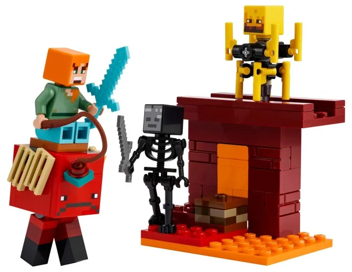 LEGO The Nether Lava Battle