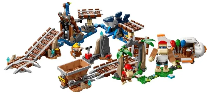 LEGO 71425 Diddy Kong's Mine Cart Ride Expansion Set - Super Mario