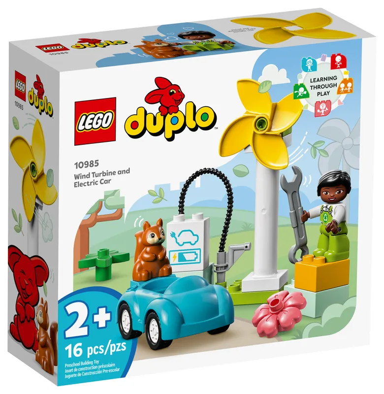 LEGO® DUPLO® Town Wind Turbine and Electric Car