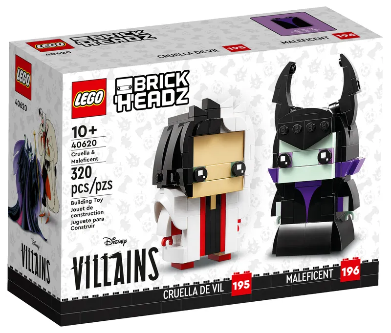 LEGO® BrickHeadz™ Cruella & Maleficent
