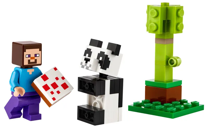 LEGO® Minecraft® Steve and Baby Panda