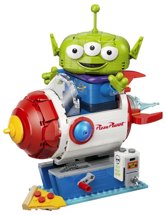 LEGO Alien with Pizza Planet Rocket Ride