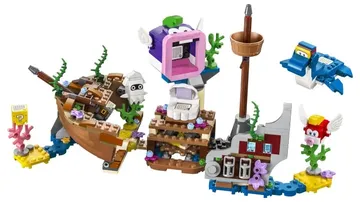 LEGO 71432 Dorrie's Sunken Shipwreck Adventure Expansion Set - Super Mario