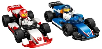 LEGO F1® Williams Racing & Haas F1® Race Cars