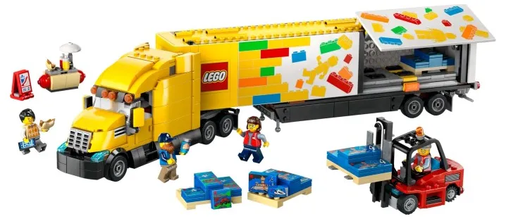 Lego City Big Vehicles Yellow Delivery Truck