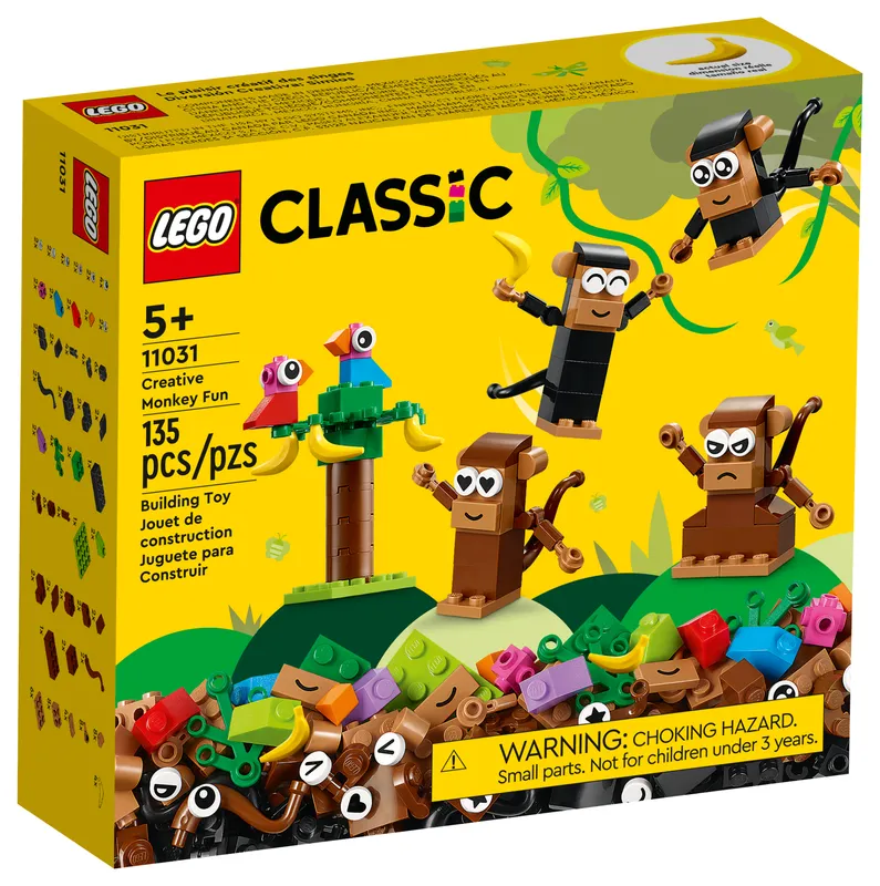 LEGO® Classic Creative Monkey Fun