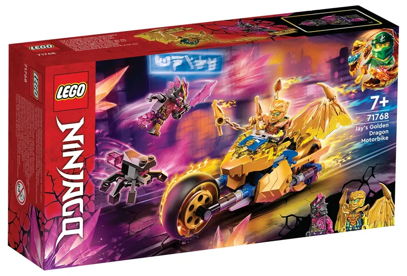 LEGO® NINJAGO® Jay’s Golden Dragon Motorbike