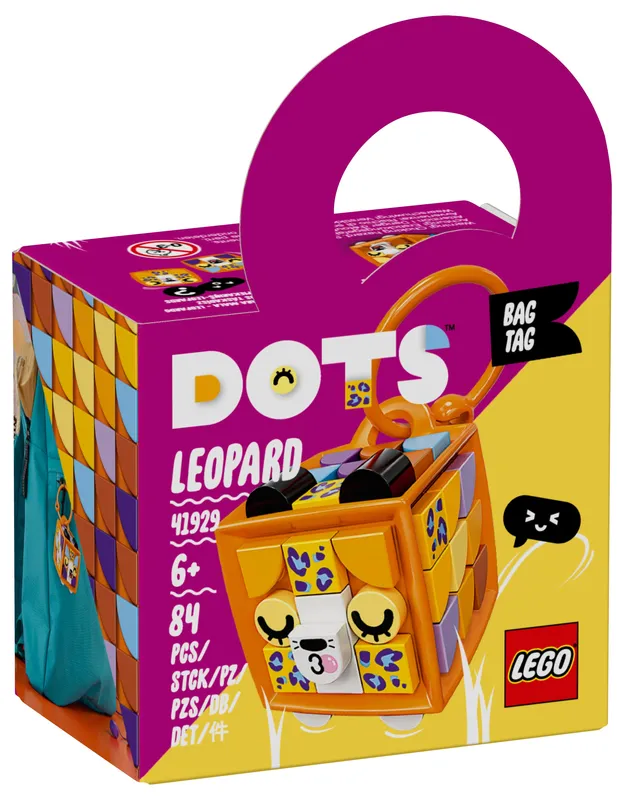 LEGO® DOTS™ Bag Tag Leopard