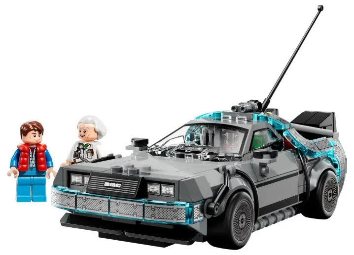 LEGO Time Machine from Back to the Future