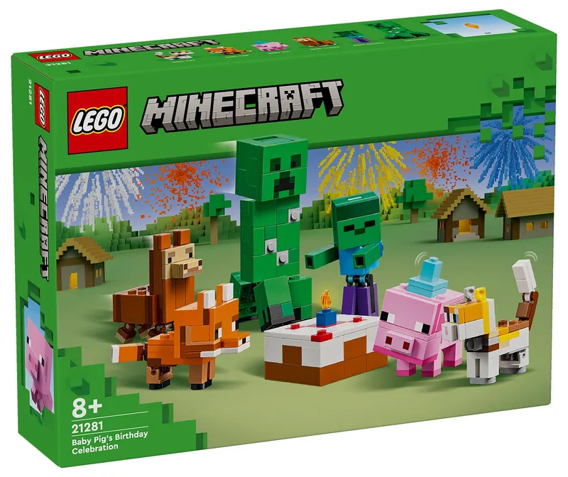LEGO® Minecraft Baby Pig’s Birthday Celebration