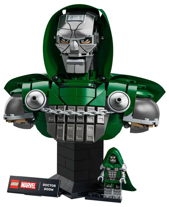 LEGO Doctor Doom Bust