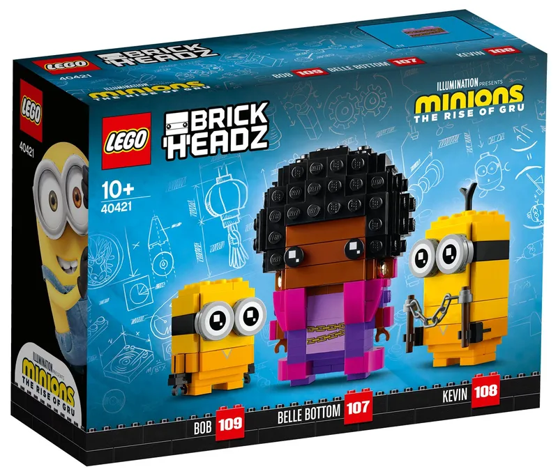 LEGO® BrickHeadz™ Belle Bottom, Kevin and Bob