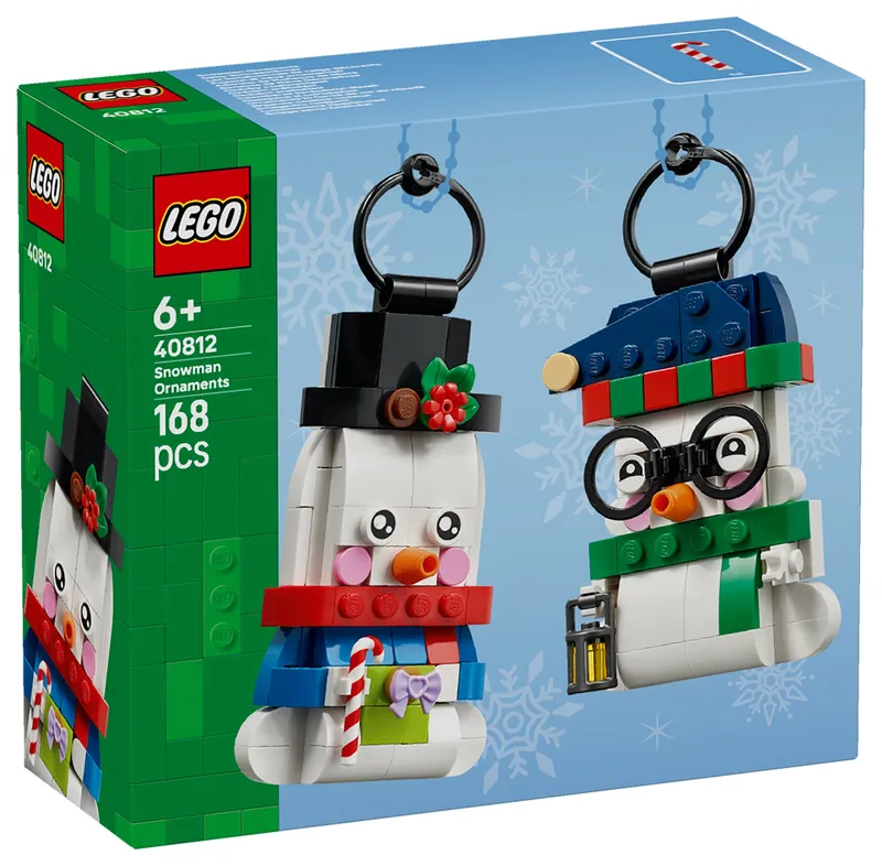 LEGO® Snowman Ornaments
