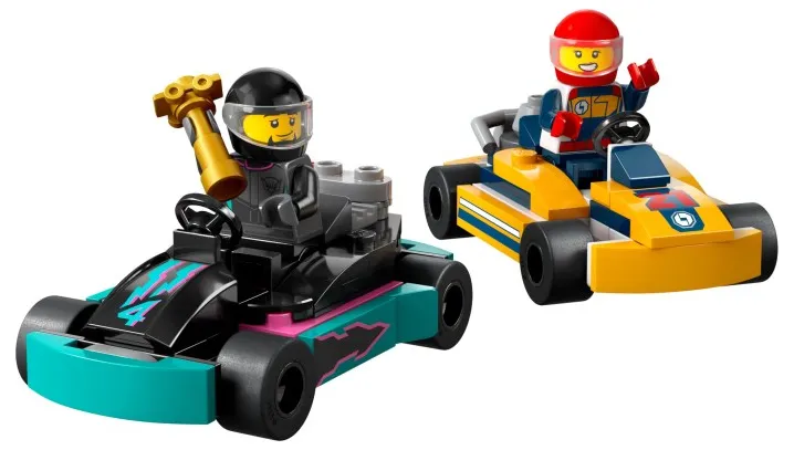 LEGO Go-Karts and Race Drivers