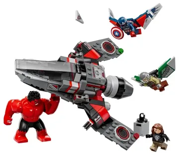 LEGO 76292 Captain America vs. Red Hulk Battle - Marvel Super Heroes