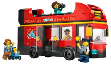 LEGO Red Double-Decker Sightseeing Bus