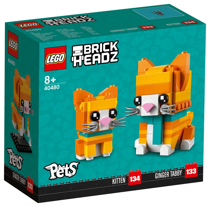 LEGO® BrickHeadz™ Ginger Tabby