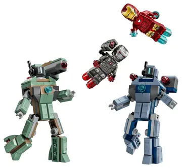 LEGO Iron Man & War Machine vs. Hammer Drones
