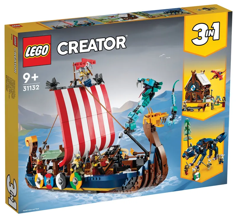 LEGO® Creator 3-in-1 Viking Ship and the Midgard Serpent