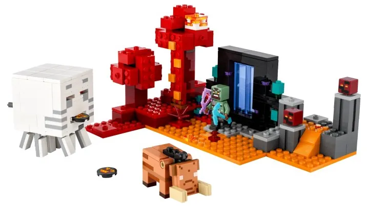 LEGO 21255 The Nether Portal Ambush - Minecraft