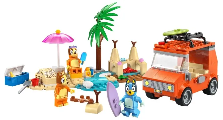 LEGO Bluey's Beach & Family Car Trip