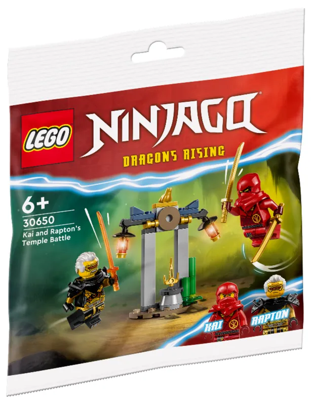 LEGO® NINJAGO® Kai and Raptons Temple Battle