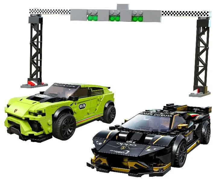 LEGO Speed Champions Lamborghini Urus ST-X & Lamborghini Huracán Super Trofeo EVO