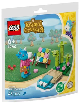 LEGO® Animal Crossing™ Julians Beach Painting