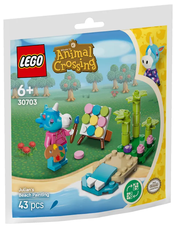 LEGO® Animal Crossing™ Julians Beach Painting