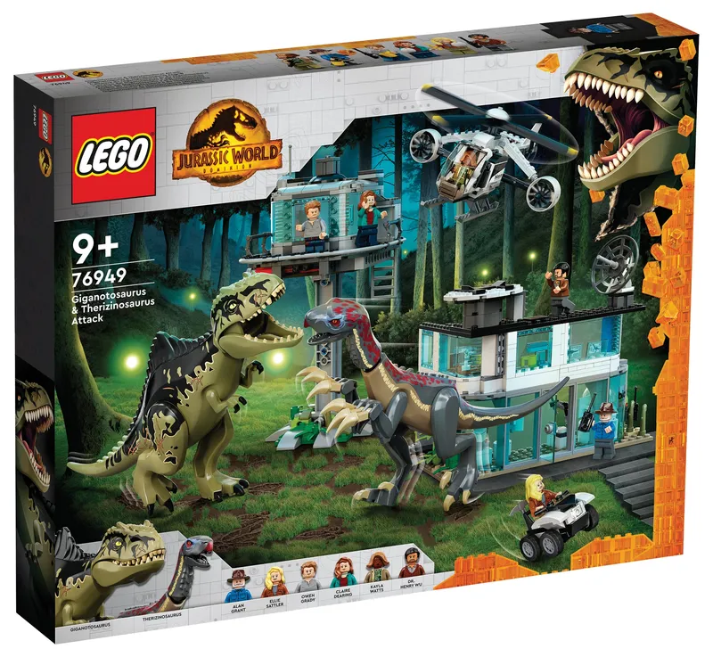 LEGO® Jurassic World Giganotosaurus and Therizinosaurus Attack