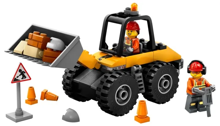 LEGO 60450 Yellow Construction Wheel Loader - City 4+