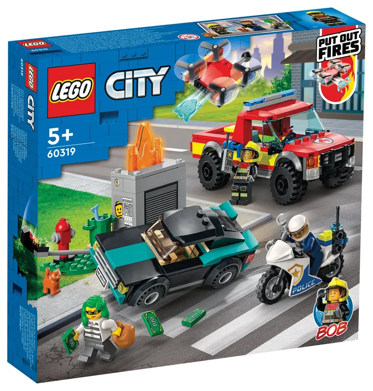 LEGO® City Fire Rescue & Police Chase