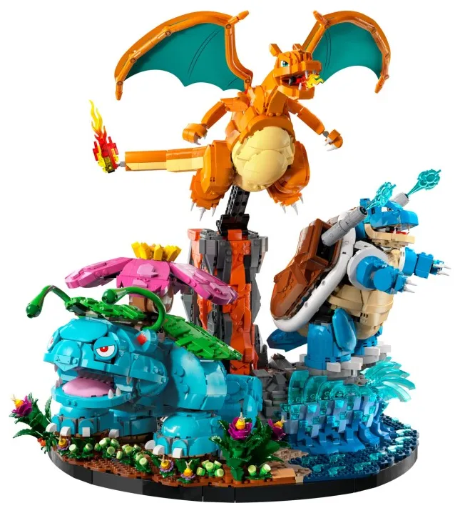 LEGO Venusaur, Charizard and Blastoise