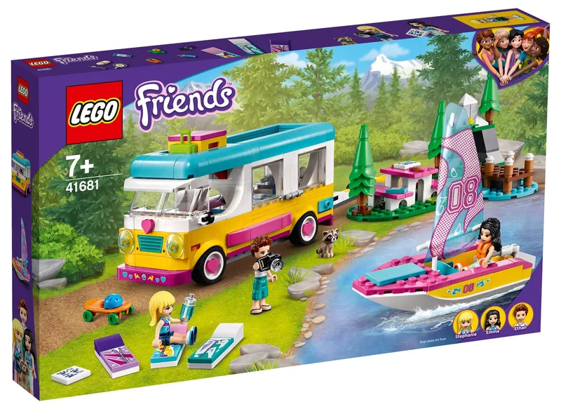 LEGO® Friends™ Forest Camper Van and Sailboat