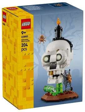 LEGO® Halloween Skull Candle
