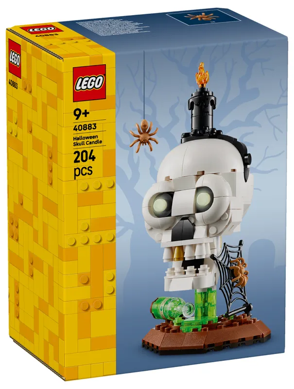 LEGO® Halloween Skull Candle