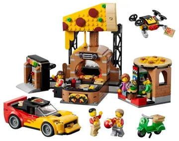 LEGO Pizza Delivery Experience with Vehicles