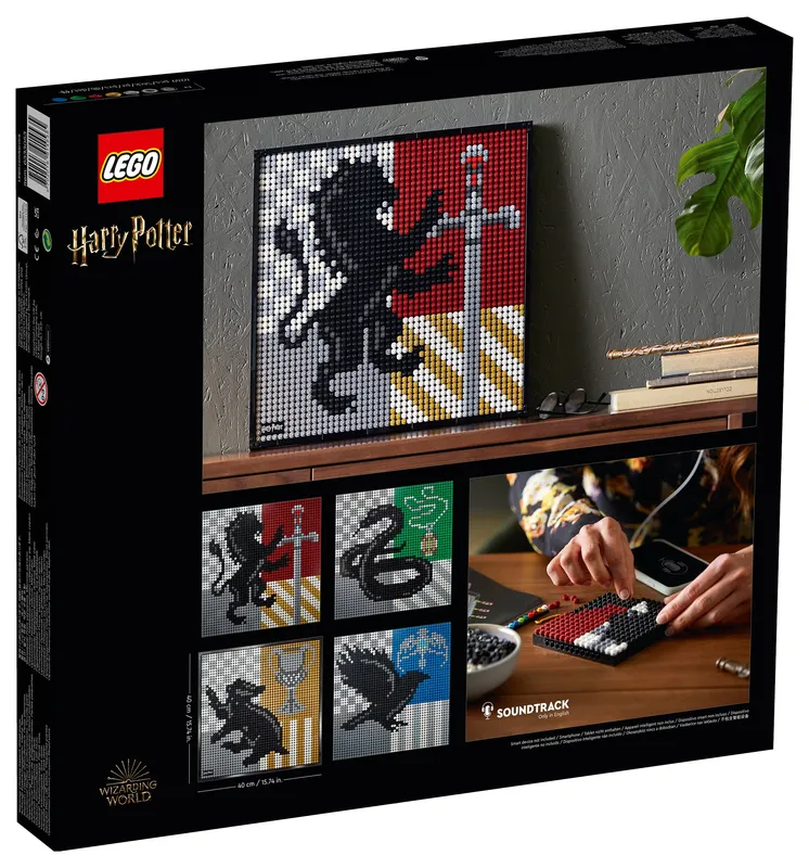 LEGO® Art Harry Potter™ Hogwarts™ Crests