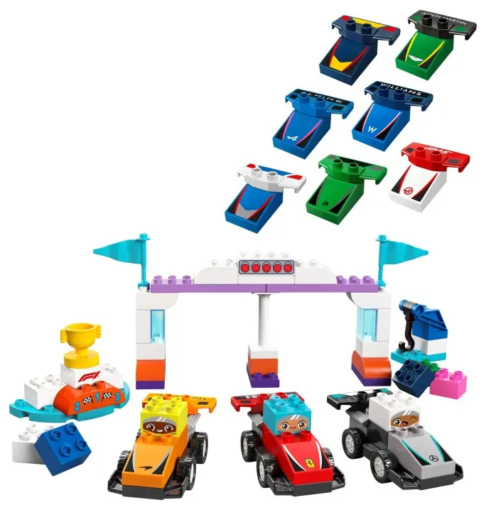 LEGO F1® Team Race Cars & Drivers