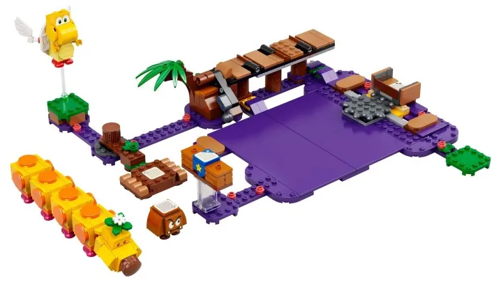 Lego Super Mario Wiggler'S Poison Swamp Expansion Set