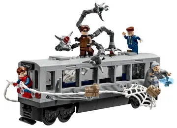 LEGO Spider-Man vs. Doc Ock Subway Train Scene